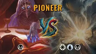 MTG Pioneer - Mono Black Midrange by Numbskull VS Esper Aggro by SomeKindOfMagic