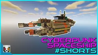 Cyberpunk Spaceship - Minecraft #Shorts