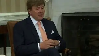 Dutch Royals Visit Obama and Arlington Cemetery