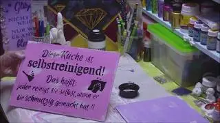 Vintage Schild mit Sprüchen gestalten
