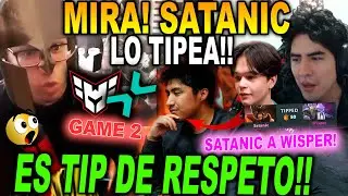 😲LO RESPETA!😲 BENJAZ LEO Y DAAD QUEDAN SORPRENDIDOS CON EL TIP DE SATANIC A WISPER POR SU NIVEL!