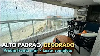 #597 APARTAMENTO DE ALTO PADRÃO FRENTE MAR EM PRAIA GRANDE 