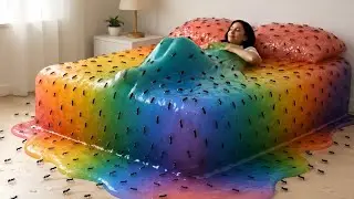 Which Crazy Bed Would You Choose? 🦋✨  (Oddly Satisfying AI ASMR)