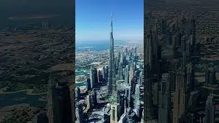 4K AI Drone View of Dubai's Skyline at Noon - Episode.05 #aivideo #aishorts