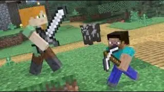 Minecraft Animation Fight Movment (funny Aniamtion)