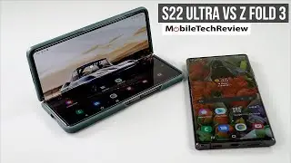 Samsung Galaxy S22 Ultra vs Galaxy Z Fold 3 Comparison Smackdown