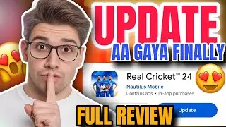 Finally Real Cricket 24 Mega Update Aa Gaya 🔥 Rc24 New Big Update FULL REVIEW 😍