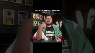 Pak Youtuber Challenge To Team India For Next Match ❤... #shorts #cricket
