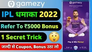 gamezy refer to 5000 bonus | gamezy referral code 2022 | gamezy bonus code today