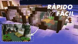 INVERNADERO en MINECRAFT FACIL Y RAPIDO / TUTORIAL #minecraft #invernadero #consciousness
