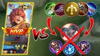 BEATRIX M4 SKIN IS THE KEY TO COUNTER THIS ITEMS??? | TOP 1 GLOBAL BEATRIX BEST BUILD
