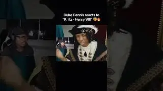 DUKE DENNIS REACTS TO KRILLZ - HENRY VIII 🤯🔥 #krillz #ukrap #ukdrill #shorts #henryviii