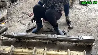 Concrete fence casting techniques with plastic mold