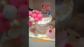 first birthday cake design 😋🎂