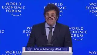 Javier Milei Davos 2024