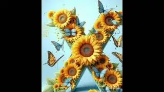 English Flower Writing Tips | Stylish Flower Writing Using Cut Marker |