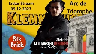 (Stream 1) Arc de Triomphe von @stebricklego und @lucapetragliait  Bauen und Quatschen