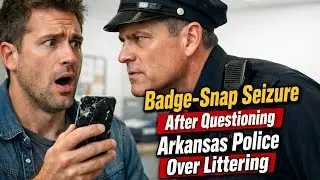 Arkansas Auditor Asked One Question&mdash;Police Escalated to Force and Broke His Phone 😱🔥
