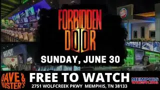 THIS SUNDAY  |  FREE AEW Forbidden Door Watch Party at Dave & Buster's