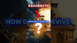 How Kedarnath Survived 2013 Flood? #kedarnath #mahadev #kedarnathtemple #shorts