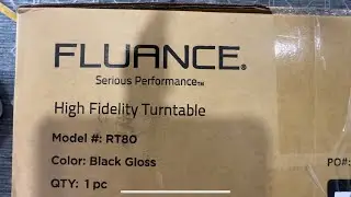 Unboxing and Assembly of Fluance High Fidelity Turntable RT-80