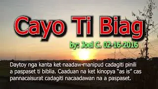 Cayo Ti Biag - Bible verses