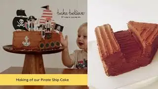How to make our Pirate Ship cake | @bakebelieveau