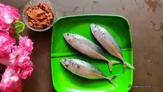 Stuffed Fish| Recheado Mackerel (Bangado)|Goan Dish | Recheado masala| using tumeric leaves