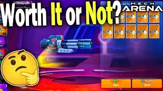 Legendary Minigun 8 for Credits? CRAZY Crate Rush But Not for Everyone! 😳💰|| Mech Arena PC Gameplay