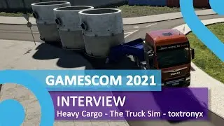 Heavy Cargo - The Truck Simulator ★ gamescom 2021 ★ Interview ★ [HD] ★ German | Deutsch