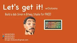 Build a dub siren in bitwig for FREE!!!!