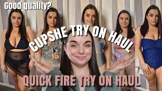 QUICK FIRE TRY ON CUPSHE HAUL! PLUS SIZE SWIMSUIT TRY ON|CURVY GIRL FRIENDLY!