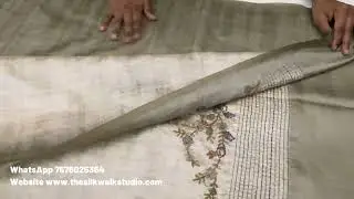 Bella Semi Tussar Saree | Subtle Luxury Redefined
