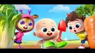 Learn Vegetables and Fruits | Let's Plant Vegetables | Nursery Rhymes & Kids Songs | GiGi Toonss