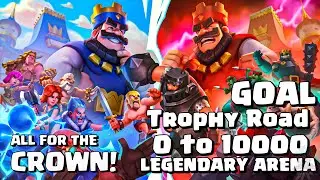 🔴 Clash Royal Trophy Road Mode Live | GOAL: CRL Crown Chase & 0 to 10000 LEGENDARY ARENA | Day 16
