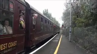 (HD) WCRC 37516 & 47500 arrives and thrashes out of Sheerness-on-Sea working The Hop Picker 1.9.12