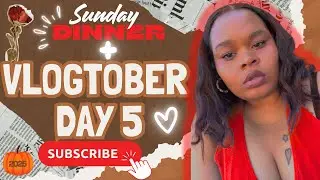 VLOGTOBER День 5 + воскресный ужин + ужин-кризис 😱 #vlog