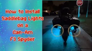 Can-Am Spyder F3 Saddle Bag Lights