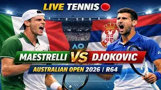 Maestrelli vs Djokovic 🔴 LIVE TENNIS Australian Open 2026 | R64