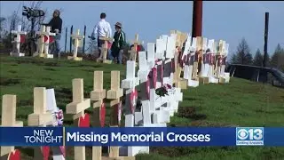 Missing Memorial Crosses In Paradise