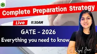 GATE - XL and BT - Preparation 2026 Strategy | GATE 2026 Application Process Begins today !