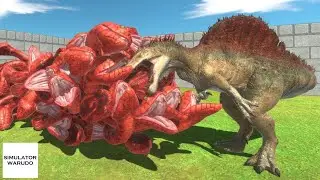 100 Heads Titanoboa vs ALL Units Animal Revolt Battle Simulator