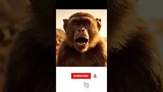 Monkey  on the horse #aicinematic  #aigenerated #comedy #aimonkey #monkey #aivideo #shorts