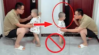 Never let your child open the door if a stranger knocks!