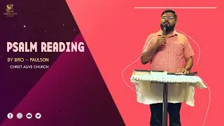 Psalm Reading by Bro Paulson | Tamil & Kannada Bible Reading