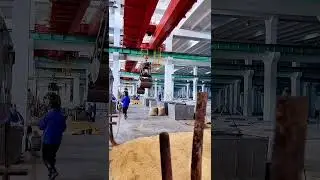 Winery Grab Crane #crane #constructionequipment