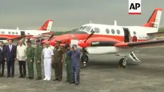 Philippine Navy gets training aircraft from Japan
