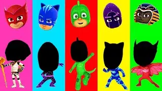 Wrong eyes👀 challenge DAME TU COSITA Pj Masks Funny Puzzle Wrong Heads