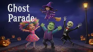 Halloween Ghost Parade Animated Sing-a-Long Musical! 🎃 Spooky Fun and Silly Surprises