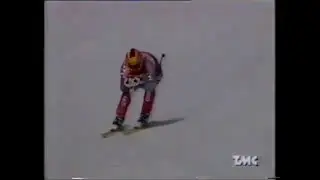 Kristian Ghedina wins downhill (Wengen 1997)